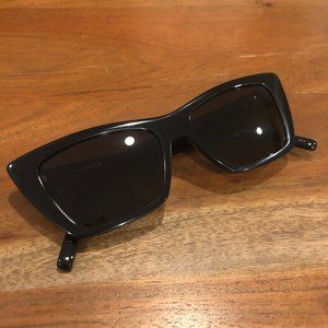 Saint Laurent Mica Sunglasses in Black